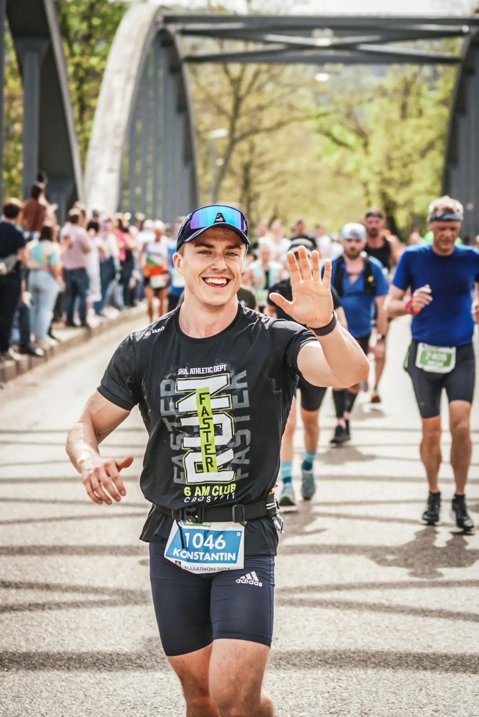 Konstantin Straßel beim Marathon